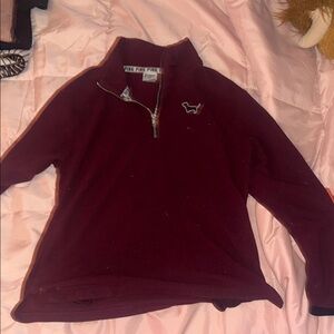 PINK Victoria's Secret Red Cowl Neck Sweater